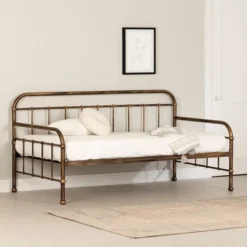 Twin Prairie Metal Daybed Bronze - South Shore
