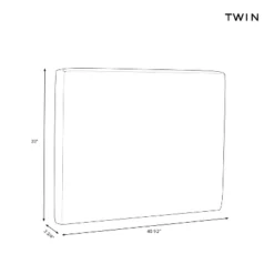 Twin Lia Square Stick-on-the-Wall Dorm Headboard USB - Threshold™ -Steve Silver Furniture Store GUEST 04123834 0df4 4a9e 83c8 7b37fd8242b5
