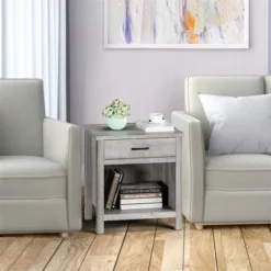 Farmhouse Nightstand, Night Stand Bedside Table With Drawer And Storage Shelf, Rustic End Side Table For Bedroom, Living Room -Steve Silver Furniture Store GUEST 04bff1ba b731 4d56 ae0a 5d3ecb85fe2d