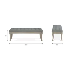 Adina Rectangular Tufted Bench Taupe - Dorel Living -Steve Silver Furniture Store GUEST 07b157af d0fd 475a 9836 b513ef1bd60e