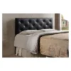 Full Baltimore Faux Leather Upholstered Headboard Black - Baxton Studio