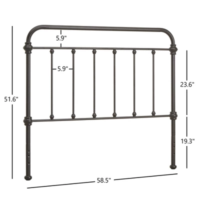 Inspire Q Tilden Vintage Metal Headboards 2 Inspire Q Tilden Vintage Metal Headboards - Image 2