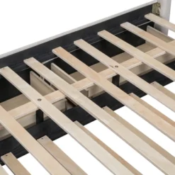 Queen/Full Size Wooden Upholstered Platform Bed Frame With 2 Drawers And 1 Twin/Twin XL Trundle Beige/Gray, 4L -ModernLuxe -Steve Silver Furniture Store GUEST 1292816a dd9b 4cc7 bfdd df28d056796d