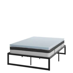 Flash Furniture 14 Inch Metal Platform Bed Frame With 10 Inch Pocket Spring Mattress In A Box And 2 Inch Cool Gel Memory Foam Topper -Steve Silver Furniture Store GUEST 148a16bc db64 4002 b38f aafe4f4d8616