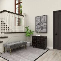 Traditional 6 Drawer Faux Leather Chest Black - Olivia & May -Steve Silver Furniture Store GUEST 14c66923 3e60 4450 9595 d02c473503c2