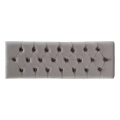 Hewett Velvet Tufted Metal Bench - Inspire Q -Steve Silver Furniture Store GUEST 1b2565d1 cf51 462b a1f1 55918f8d6309