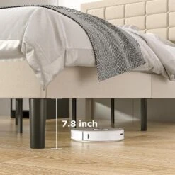 VECELO Twin/Full/Queen Size Upholstered Bed Frame Button Tufted Adjustable Headboard 21 VECELO Twin/Full/Queen Size Upholstered Bed Frame Button Tufted Adjustable Headboard -Steve Silver Furniture Store GUEST 207d385b de2b 4b6d 9692 5b795bca8853