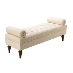Cecilia Upholstered Bench With Removable Bolster Pillows|ARTFUL LIVING DESIGN -Steve Silver Furniture Store GUEST 226cf4dd 8b2a 40c8 94ba 3810a19189ec