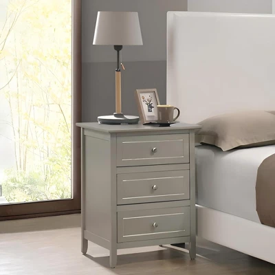 Sapphtopaz Modern Nightstand With 3 Drawers Space-Saving Night Stand With Sturdy Frame Rectangle Simple Bedside Table For Bedroom,Living Room 13 Sapphtopaz Modern Nightstand With 3 Drawers Space-Saving Night Stand With Sturdy Frame Rectangle Simple Bedside Table For Bedroom,Living Room - Image 13
