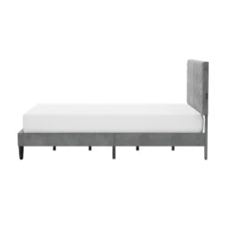 Queen Crestwood Upholstered Chevron Pleated Platform Bed With 2 Dual USB Ports Gray - Hillsdale Furniture 25 Queen Crestwood Upholstered Chevron Pleated Platform Bed With 2 Dual USB Ports Gray - Hillsdale Furniture -Steve Silver Furniture Store GUEST 2cc8e0f4 72f1 430a bfa0 c293b7cbce6b