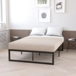 Flash Furniture 14 Inch Metal Platform Bed Frame With 10 Inch Pocket Spring Mattress In A Box (No Box Spring Required) -Steve Silver Furniture Store GUEST 2ec9c586 c7c6 49a3 9e09 ae949a6b90ee