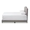 Vivienne Modern And Contemporary Fabric Upholstered Bed Light Gray - Baxton Studio
