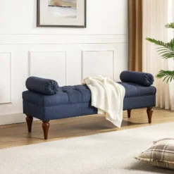 Cecilia Upholstered Bench With Removable Bolster Pillows|ARTFUL LIVING DESIGN -Steve Silver Furniture Store GUEST 2fec0625 468b 4374 b363 cb2a5664835d