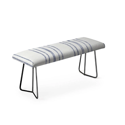 Holli Zollinger Aegean Multi Striped Bench - Deny Designs 2 Holli Zollinger Aegean Multi Striped Bench - Deny Designs - Image 2