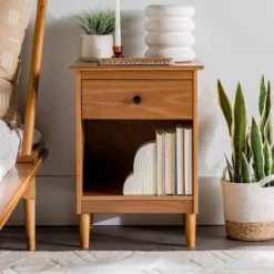 Stiva Classic Mid-Century Modern 1 Drawer Nightstand - Saracina Home 25 Stiva Classic Mid-Century Modern 1 Drawer Nightstand - Saracina Home -Steve Silver Furniture Store GUEST 33c12aa3 b173 42fe b6c7 72dbb0a37814