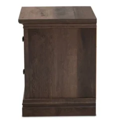 Nolan 2 Drawer Wood Nightstand Brown/Black - Baxton Studio -Steve Silver Furniture Store GUEST 36795ba6 d39f 4237 b909 ec80c3488d51