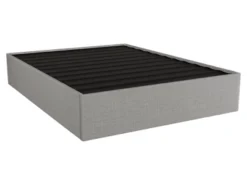 VANT Upholstered Platform Bed - Easy Assembly Bed Frame No Box Spring Needed Foundation For Optimal Support - Sleek Modern Design For Any Bedroom