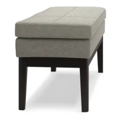 Bragg Ottoman Bench Light Gray - WyndenHall -Steve Silver Furniture Store GUEST 3970ba27 d558 4914 a4d6 c1aea7151033