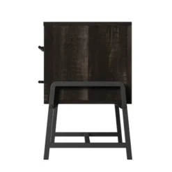 Homhougo Nightstand With 2 Drawers, Bedside Table With Storage, Wood Night Stand With Metal Legs, End Tables For Bedroom Living Room -Steve Silver Furniture Store GUEST 39c3c155 18ca 4686 9afa 1aab307d1def