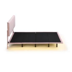Floating Queen Platform Bed Frame, Headboard Velvet, No Box Spring Needed Upholstered Queen Bed Frame For Bedroom -Steve Silver Furniture Store GUEST 3a6ced3e 6512 4db1 8728 b13c0a16d496