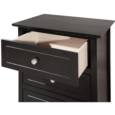 Sapphtopaz Modern Nightstand With 3 Drawers Space-Saving Night Stand With Sturdy Frame Rectangle Simple Bedside Table For Bedroom,Living Room 2 Sapphtopaz Modern Nightstand With 3 Drawers Space-Saving Night Stand With Sturdy Frame Rectangle Simple Bedside Table For Bedroom,Living Room - Image 2