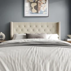 Home Design Gretna Tufted Upholstered Headboard