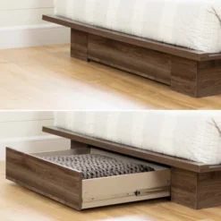 Queen Tao Platform Bed With Drawer Natural Walnut - South Shore 10 Queen Tao Platform Bed With Drawer Natural Walnut - South Shore -Steve Silver Furniture Store GUEST 3ed9d762 59d1 4769 a6bb 3708fd20aae6