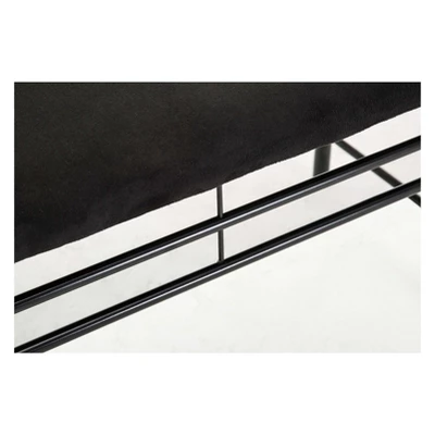 2pc Gareth Breakfast Nook Dining L Chair & Bench Black ( ) - Boraam 4 2pc Gareth Breakfast Nook Dining L Chair & Bench Black ( ) - Boraam - Image 4