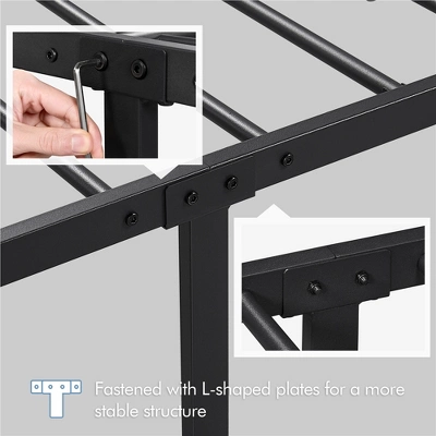 Yaheetech Simple Metal Bed Frame With Curved Design Headboard And Footboard 7 Yaheetech Simple Metal Bed Frame With Curved Design Headboard And Footboard - Image 7