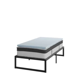 Flash Furniture 14 Inch Metal Platform Bed Frame With 12 Inch Pocket Spring Mattress In A Box And 2 Inch Cool Gel Memory Foam Topper 29 Flash Furniture 14 Inch Metal Platform Bed Frame With 12 Inch Pocket Spring Mattress In A Box And 2 Inch Cool Gel Memory Foam Topper -Steve Silver Furniture Store GUEST 470dc504 d0d6 424b 972a c05d0260b859