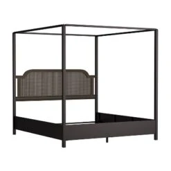 Melanie Wood And Metal Canopy Bed Oiled Bronze - Hillsdale Furniture 21 Melanie Wood And Metal Canopy Bed Oiled Bronze - Hillsdale Furniture -Steve Silver Furniture Store GUEST 4b3b220c b07a 46c4 8de8 722414f509e6