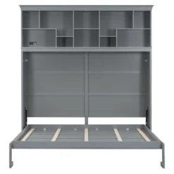 Queen Size Murphy Bed Wall Bed With Storage Shelves And USB Ports -ModernLuxe -Steve Silver Furniture Store GUEST 4bbfe658 6a75 4537 83cc 589fa55c7606