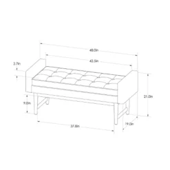 Verken Mid Century Modern Settee Bench - Threshold™ -Steve Silver Furniture Store GUEST 55d19e28 11c4 43f4 9e3e 2403e25a998b