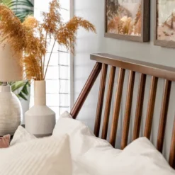 Boho Solid Wood Spindle Platform Bed - Saracina Home -Steve Silver Furniture Store GUEST 56d06391 618a 4987 81f4 c67d43671300