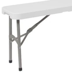 Flash Furniture 11''W X 72"L Bi-Fold Granite White Folding Bench With Carrying Handle 7 Flash Furniture 11''W X 72"L Bi-Fold Granite White Folding Bench With Carrying Handle -Steve Silver Furniture Store GUEST 576e350b 3ee8 4c6d b084 c05d89e66aaf 1