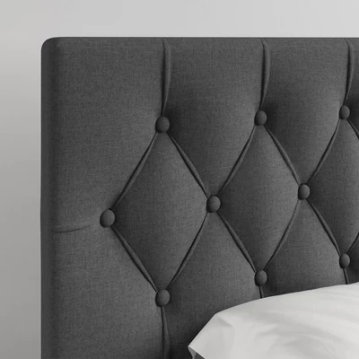 Henley Linen Tufted Upholstered Platform Bed With Storage Drawers - Eco Dream 4 Henley Linen Tufted Upholstered Platform Bed With Storage Drawers - Eco Dream - Image 4