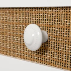 Full Hoya Mates Bed With 3 Drawers White/Faux Printed Rattan - South Shore -Steve Silver Furniture Store GUEST 58592a54 2bbf 46fc ad5d 233ef19eaafc