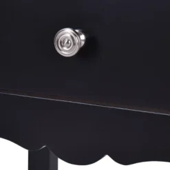 Costway 2 PCS Side Table End Accent Table Night Stand W/ 2 Drawers Black -Steve Silver Furniture Store GUEST 5c5e186b f167 4217 84e1 dcbfbefbd099