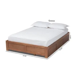 Wren 3 Drawer Storage Bed Frame Walnut - Baxton Studio -Steve Silver Furniture Store GUEST 5c98a1b7 f116 469c 95e5 b7b4fbd8bd05