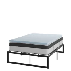 Flash Furniture 14 Inch Metal Platform Bed Frame With 12 Inch Pocket Spring Mattress In A Box And 2 Inch Cool Gel Memory Foam Topper 31 Flash Furniture 14 Inch Metal Platform Bed Frame With 12 Inch Pocket Spring Mattress In A Box And 2 Inch Cool Gel Memory Foam Topper -Steve Silver Furniture Store GUEST 5fe94ba5 da5e 4c5d b270 56f38ac9ed99