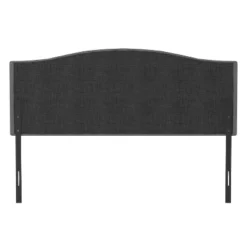 Full/Queen Provence Upholstered Arch Adjustable Tufted Headboard With Frame Glacier Gray Fabric - Hillsdale Furniture -Steve Silver Furniture Store GUEST 68317aac b0b2 4b2c bc36 042f676a365c