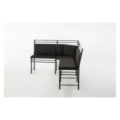 2pc Gareth Breakfast Nook Dining L Chair & Bench Black ( ) - Boraam 31 2pc Gareth Breakfast Nook Dining L Chair & Bench Black ( ) - Boraam -Steve Silver Furniture Store GUEST 6c720b8e 4cf4 435f bc78 3b2d9a1de9ab
