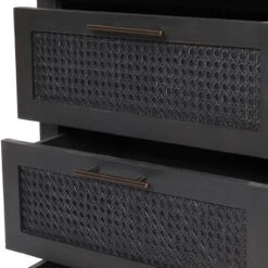 Newell Rustic Acacia Wood And Cane 3 Drawer Dresser Dark Gray - Christopher Knight Home 12 Newell Rustic Acacia Wood And Cane 3 Drawer Dresser Dark Gray - Christopher Knight Home -Steve Silver Furniture Store GUEST 71574c6e 7f07 4e41 958e 7a85138cf023