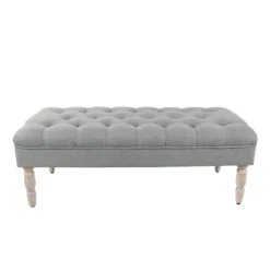 Classic Tufted Medium Bench - HomePop 20 Classic Tufted Medium Bench - HomePop -Steve Silver Furniture Store GUEST 753ada81 8622 40af a966 696d48083ef1