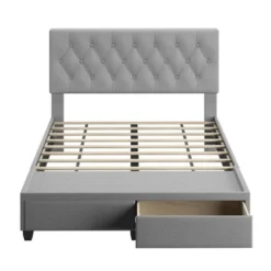 Henley Linen Tufted Upholstered Platform Bed With Storage Drawers - Eco Dream 19 Henley Linen Tufted Upholstered Platform Bed With Storage Drawers - Eco Dream -Steve Silver Furniture Store GUEST 7ca0b656 b489 4287 9cb4 3e0e0329ac7a