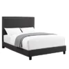 Emery Upholstered Queen Platform Bed Charcoal Black - Picket House Furnishings