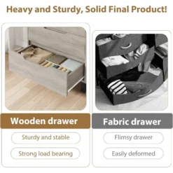 4 Dresser For Bedroom, 41.5" Tall Dresser, Freestanding Vertical Drawer Cabinet With Storage, Wooden Closet Storage Chest For Living Room, Entryway -Steve Silver Furniture Store GUEST 7f7acd78 ba3c 4ccf 992e 5f8f00e02fd5