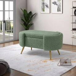 Alina Storage Bench With Metal Legs For Bedroom | ARTFUL LIVING DESIGN -Steve Silver Furniture Store GUEST 8a30f491 5a69 4b30 9359 5562af39c137