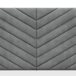 Queen Crestwood Upholstered Chevron Pleated Platform Bed With 2 Dual USB Ports Gray - Hillsdale Furniture 30 Queen Crestwood Upholstered Chevron Pleated Platform Bed With 2 Dual USB Ports Gray - Hillsdale Furniture -Steve Silver Furniture Store GUEST 8bac3da0 adb0 40c0 8e8d 2479109037a9