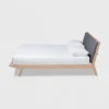 Emile Fabric Upholstered Platform Bed - Baxton Studio